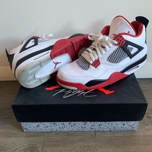 Jordan IV Fire Red 2012 Release Shoe Size 11 US